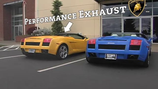 Lamborghini Portland Performance Exhaust on Gallardo смотреть онлайн