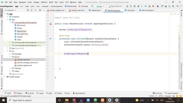 Java Events Organiser Part 4 Explicit Intent to go from one activity to another смотреть онлайн