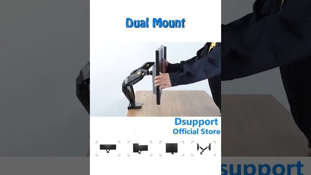 2020 новый nb f160 газовая пружина 360 градусов настольный 17 27 двойной держатель монитора arm смотреть онлайн