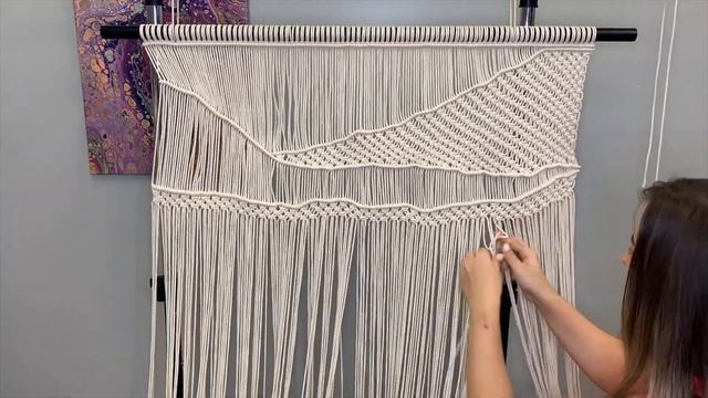 How to make: Macrame & Weaving Wall Hanging смотреть онлайн
