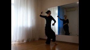 Уроки фламенко Связка пор тангос с кастаньетами