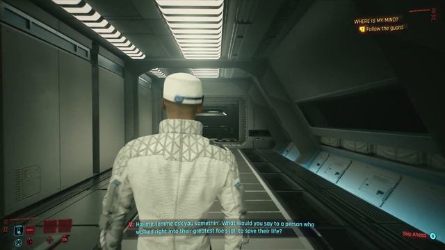 Cyberpunk 2077 "The Devil" Ending Don't sign contract and return to earth смотреть онлайн