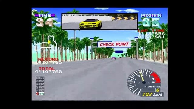 Ridge Racer Revolution (PS1) - Gameplay смотреть онлайн