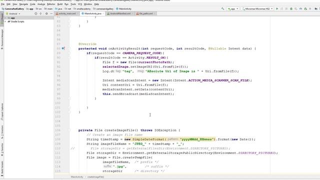 Pick captured Image From Gallery For ImageView | Android App Development Tutorials | Part 3 смотреть онлайн