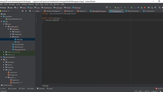 create whatsapp using firebase and android studio |sending message 7 смотреть онлайн