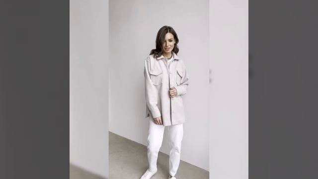 Katty Po / кашемировая / Рубашка женская оверсайз теплая длинная / Куртка рубашка / Пальто рубашка смотреть онлайн