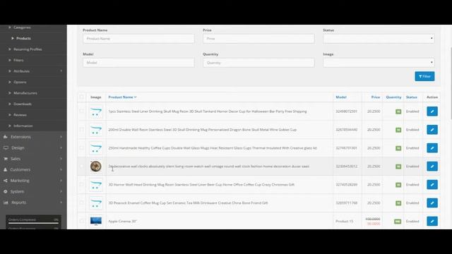 Search Import Products Aliexpress to Opencart смотреть онлайн
