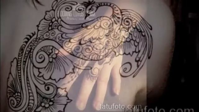 Мехенди перо - примеры рисунков хной на фото смотреть онлайн
