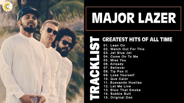 MAJOR LAZER Greatest Hits - MAJOR LAZER Full Album 2022
