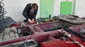 Приспособление для прокачки топливной системы на грузовиках, Volvo FH 12 12.1d