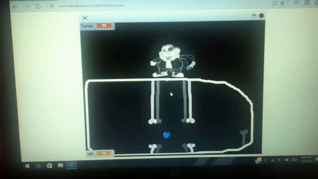 GAEM OUR! Saness boss fight in scratch part 1 смотреть онлайн