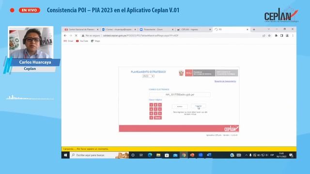 #CapacitaciónCeplan: Consistencia POI – PIA 2023 en el Aplicativo Ceplan V.01. смотреть онлайн