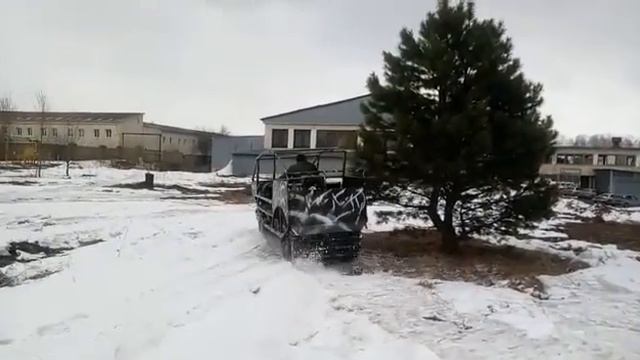 Плавающий вездеход из Томска смотреть онлайн