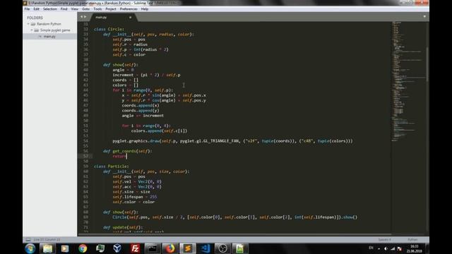 I created a simple game from scratch using Python - timelapse смотреть онлайн