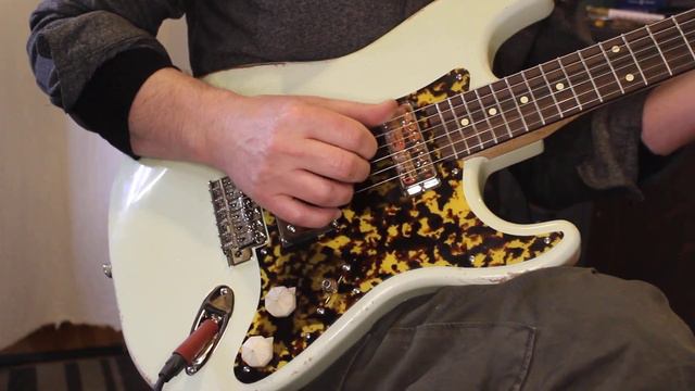 Waterslide Guitars S-Style Coodercaster, Aged & Faded Seafoam w/Lollar Lap Steel & Gold Foil Pickup смотреть онлайн