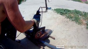 КРЕСЛО КАЧАЛКА ДЛЯ ПРИРОДЫ ИЗ АВТОСИДЕНЬЯ СВОИМИ РУКАМИ