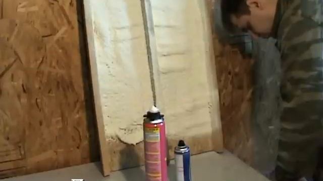 Напыление ППУ (монтажной пены). Легко!!! смотреть онлайн