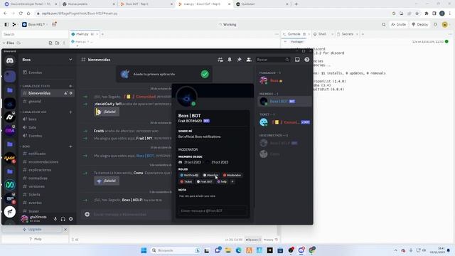 Como crear tu propio bot de discord en 10 minutos / min смотреть онлайн