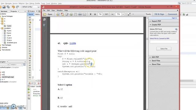 Preguntas Examen Certificacion Java 7 SE : video 5 смотреть онлайн