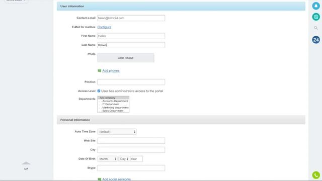 Comienzo. Completar el perfil de Bitrix24 смотреть онлайн