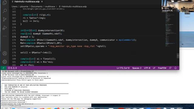 Pierre Henri Tournier The Boundary Element Method in FreeFem part 2 смотреть онлайн
