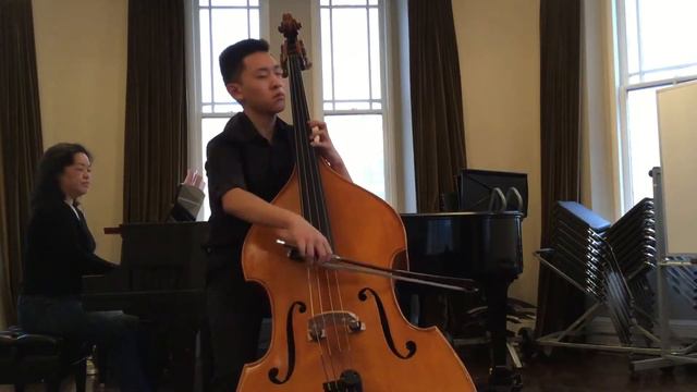 Dittersdorf double bass concerto No. 2, 1st movement by Dean Chen смотреть онлайн