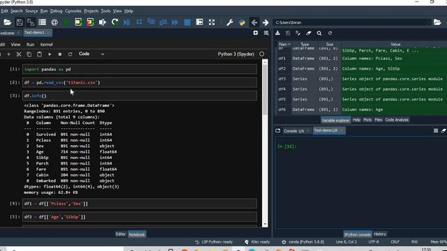 How to connect Jupyter Notebook with Spyder Kernel | Open Jupyter Notebook variables in spyder смотреть онлайн