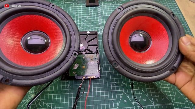 DIY Powerful Ultra Bass Amplifier, Hard Disk To Amplifier 4000 Watt, Simple Circuit