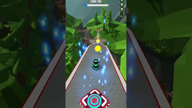 Rolling Ball Sky Escape New Update : Level 738-741