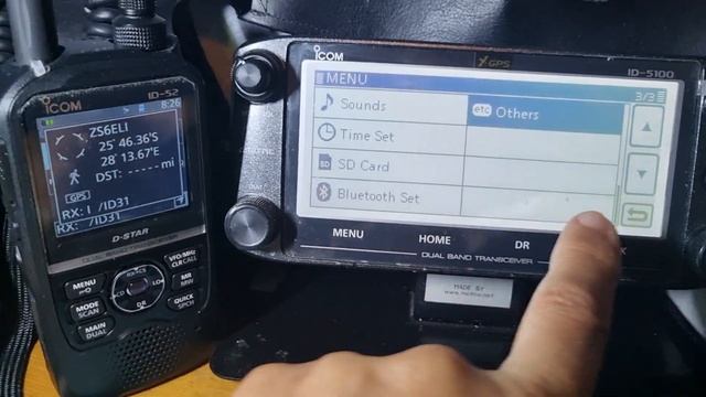 ICOM ID-5100 And ICOM ID-52