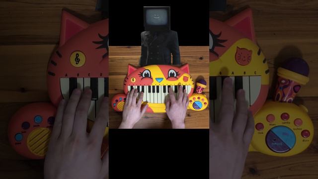 TV Man Theme on Cat Piano (Skibidi Toilet) смотреть онлайн