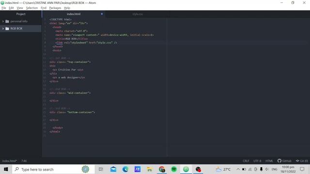 RGB BOX | HTML, CSS смотреть онлайн