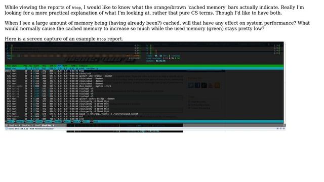 Ubuntu: What Does Cached Memory Mean when Viewing htop? смотреть онлайн