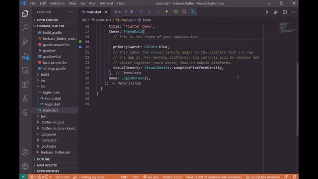 파이어베이스(Firebase) 강좌 4. 서버없이 모바일 앱 개발 -구글 사용자 인증 무료로 이용하기 - Flutter UI 작업 смотреть онлайн