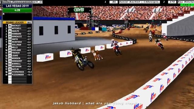 MX Simulator - 2019 MotoOption SX Rd. 17 - Las Vegas смотреть онлайн