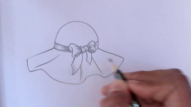 How to draw a beautiful girl hat/cap easy step by step Hat drawing simple tutorial for beginners смотреть онлайн