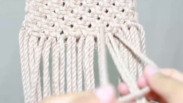 DIY Ι 마크라메 미니백 핸드폰가방 만들기 Ι Macrame Cell Phone Bag Minibag Toturial