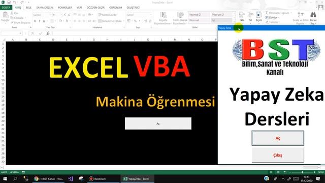 Excel VBA ile Yapay Zeka - machine learning смотреть онлайн