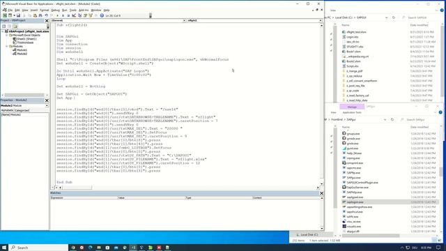 Open SAP GUI automatically with Excel VBA and run Scripts (SAP GUI Scripting) [english] смотреть онлайн