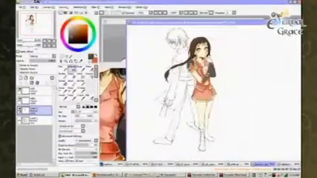 Eternal Grace:Ep1 Promotional Art -the making- Part II смотреть онлайн