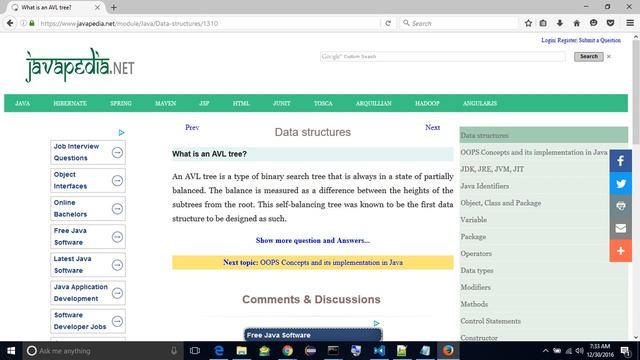 What is an AVL tree?
| javapedia.net смотреть онлайн