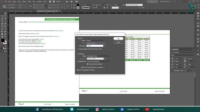 Quick Tutorial: Importing Excel Tables into InDesign смотреть онлайн