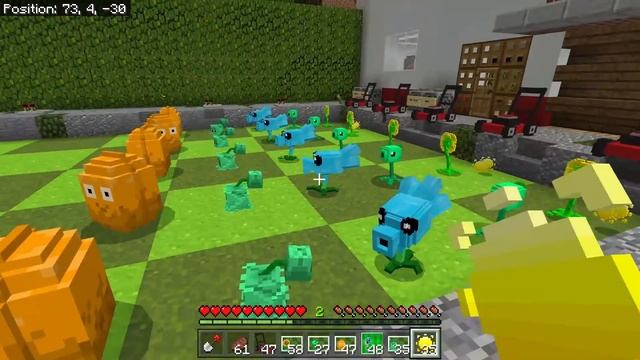 Minecraft: Plants Vs Zombies Add On/Mod Review