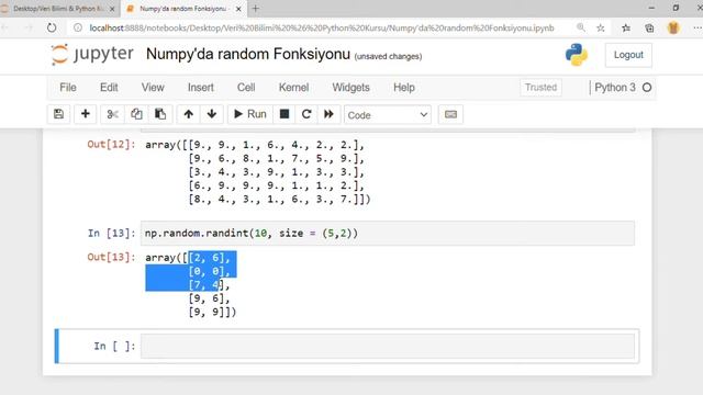 PYTHON İLE VERİ BİLİMİ - NUMPY KÜTÜPHANESİ (13) смотреть онлайн