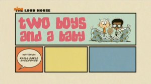 мой шумный дом плакат 001 два мальчика и младенец