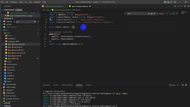 Routing in Angular | Adding Routing in Angular| Router-outlet | Router Link | Part 13 смотреть онлайн