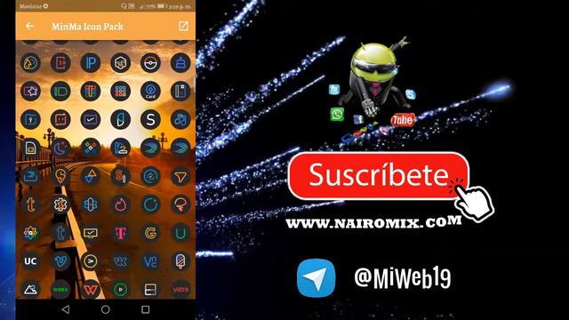 PERZONALIZA CON ICONOS PRO NION, MAGNOLIA, MANMA Y NOVA LAUNCHER смотреть онлайн