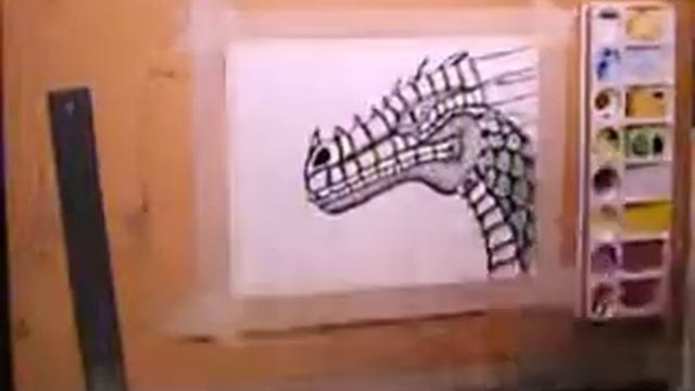 Time lapse of drawing and painting. смотреть онлайн