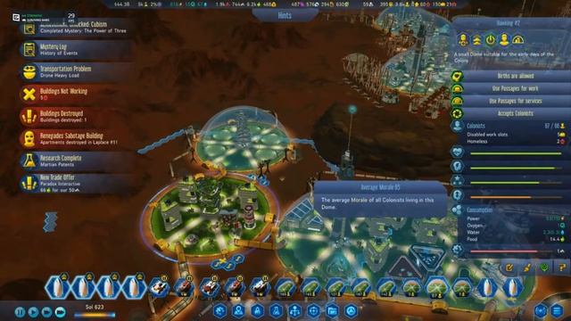 Surviving Mars - Episode 44 - Tunnel Vision - 790% Difficulty Game смотреть онлайн
