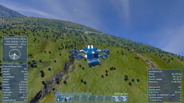 Space Engineers - Perfect VTOL? Vector Thrust Script (Planets Comp '16) смотреть онлайн
